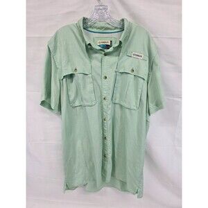 MAGELLAN Fishing Shirt Men's Large Fish Gear Mag Wick Angler Fit Green